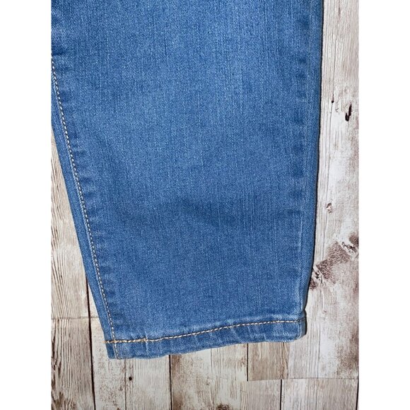 NO BO No Boundaries Skinny High Rise Stretch Denim Blue Jeans Womens Size 15 NWT - Picture 2 of 10